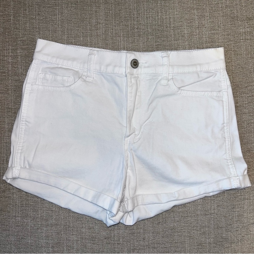 Hollister White Shorts